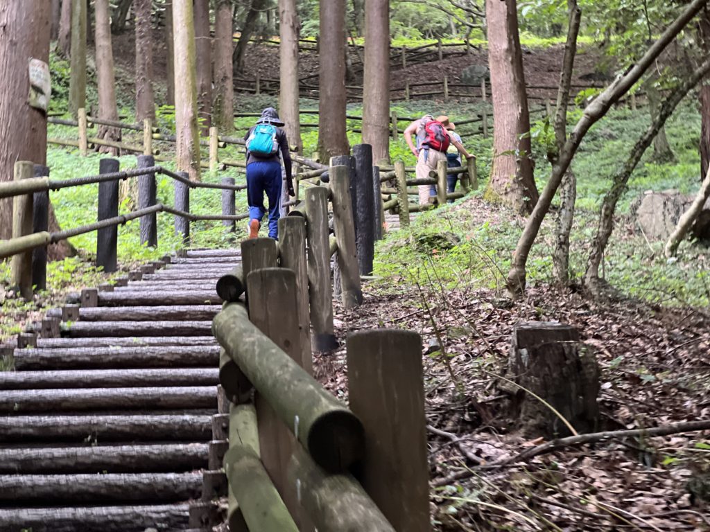 階段　三毳山　栃木県　とちぎのしゅし